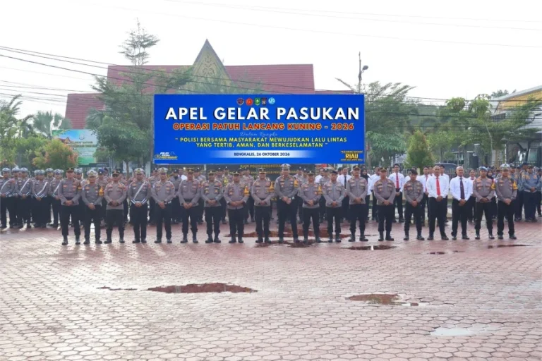 Polres Bengkalis Gelar Operasi Patuh Lancang Kuning 2026, Tekan Angka Kecelakaan dan Pelanggaran Lalu Lintas
