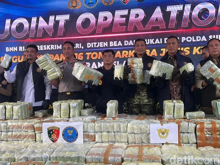 Polri-BNN Gagalkan Penyelundupan Narkoba 1,1 Ton dari Malaysia, 5,8 Juta Jiwa Terselamatkan