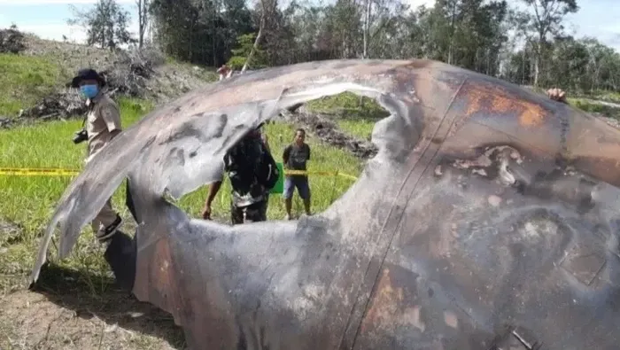 Sampah Antariksa China Jatuh di Kalteng, Serpihan Roket ZhuQue-2E Hebohkan Warga Kotim