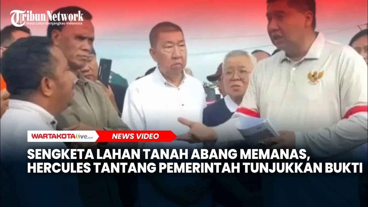 Sengketa Lahan Tanah Abang Memanas: Hercules Tantang Menteri Ara, DPR Turun Tangan