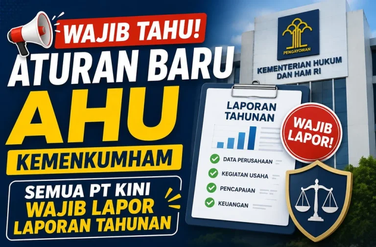 Sinyal Tegas Ditjen AHU: PT Tanpa Laporan Tahunan Mulai Kena Sanksi Desember 2026