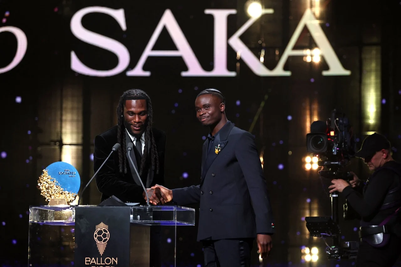 Socrates Award Ballon d'Or 2026: Bukayo Saka Haru Baca Surat Bocah Rwanda di Panggung London