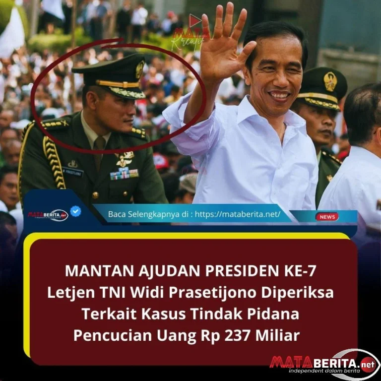 Sosok Letjen TNI Widi Prasetijono di Pusaran Korupsi Rp237 Miliar: Eks Ajudan Jokowi Terancam Dipecat dan 10 Tahun Penjara