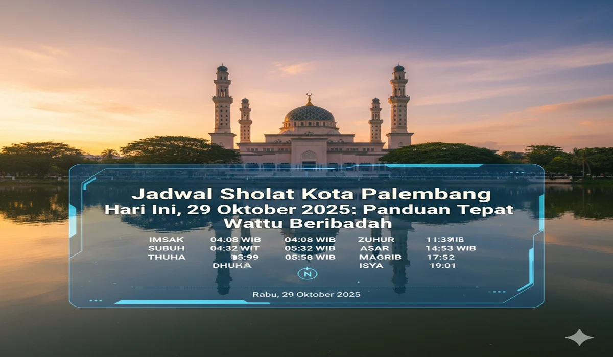 Subuh Hari Ini Penuh Peristiwa: Dari Jadwal Sholat Palembang hingga Keracunan MBG dan Perampokan