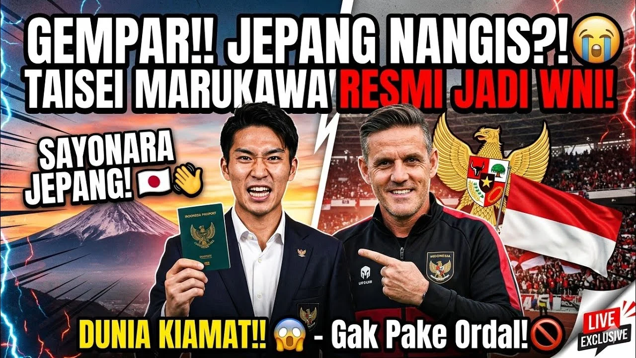 Taisei Marukawa Segera Jadi WNI, John Herdman Terkesima dan Formasi Timnas Indonesia Makin Lengkap