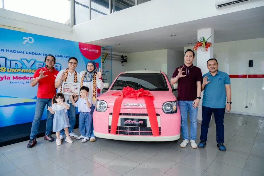 Tak Menyangka Pembeli Terios di Lampung Bawa Pulang Hadiah Mobil Ayla Modern Vintage