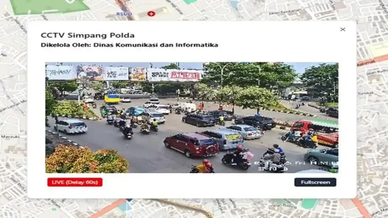 Tak Perlu Panik, Kini Warga Palembang Bisa Pantau Jalan Lewat CCTV Palembang Online dari HP