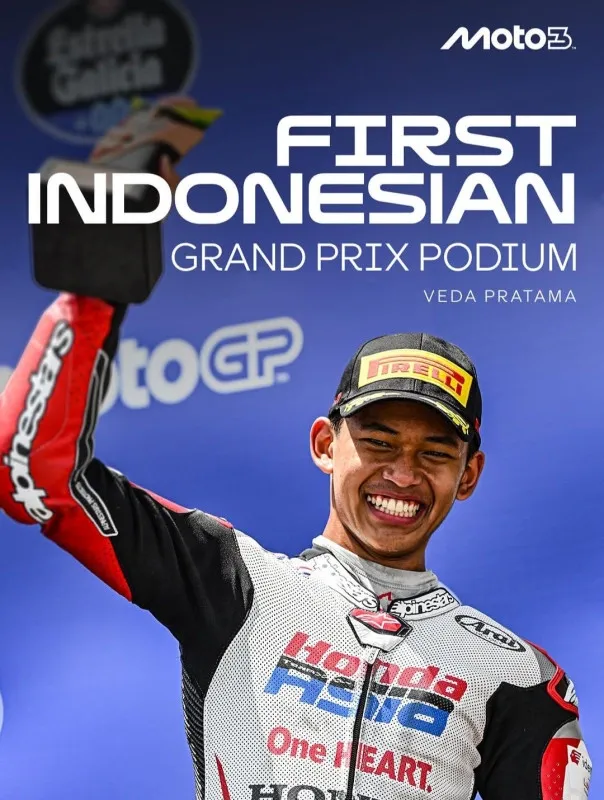 Tercepat! Veda Ega Pratama Cetak Sejarah, Pembalap Indonesia Pertama yang Raih Pole Position Moto3