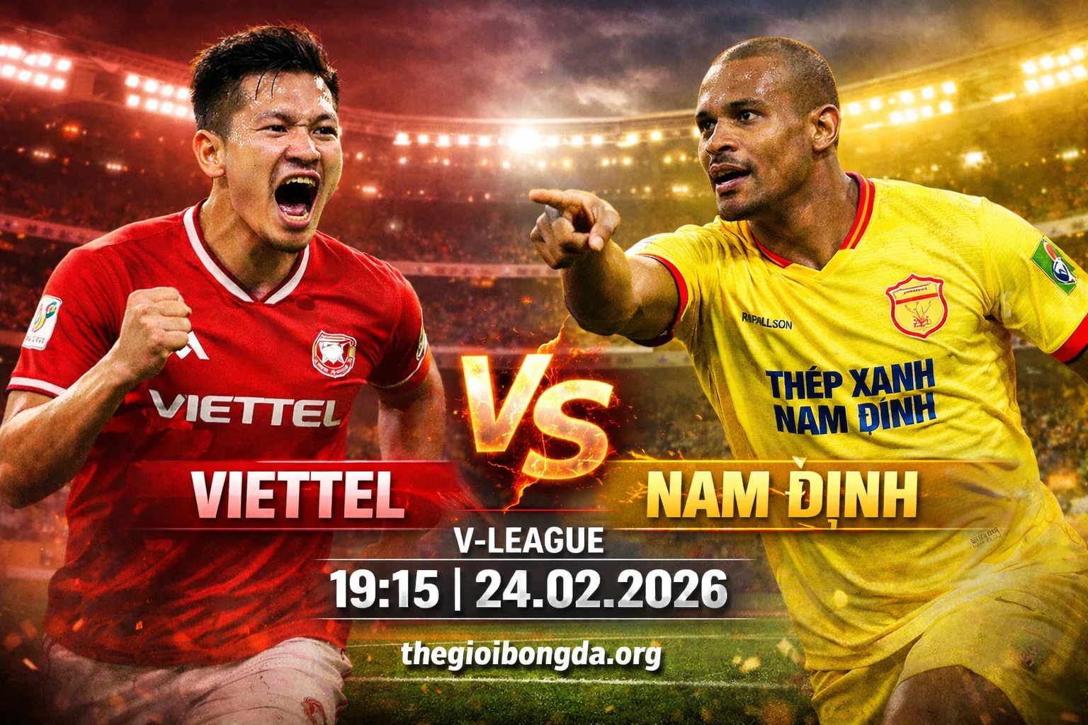 Thép Xanh Nam Định FC vs Viettel FC: Wesley Nata Jadi Mimpi Buruk, Thể Công Unggul 1-0 di Babak Pertama