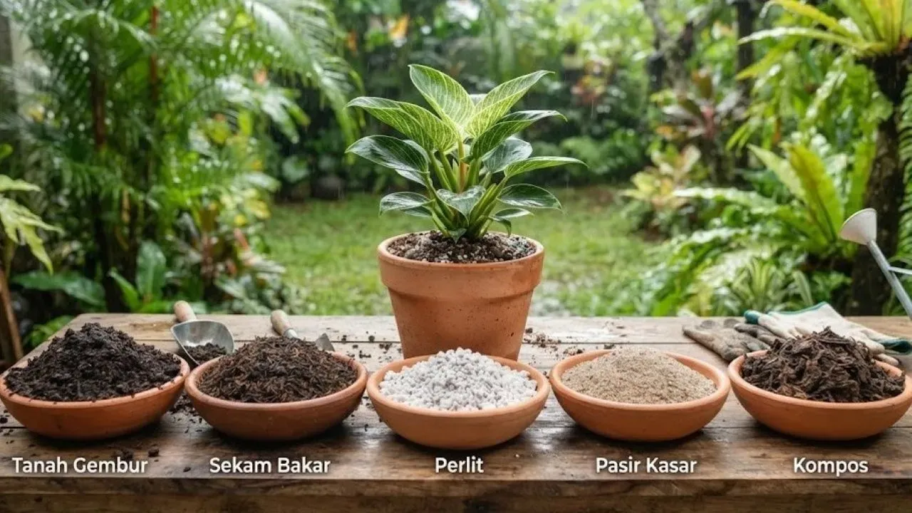 Waspada Akar Membusuk di Musim Hujan, Ini 6 Tips Memilih Media Tanam yang Wajib Diketahui