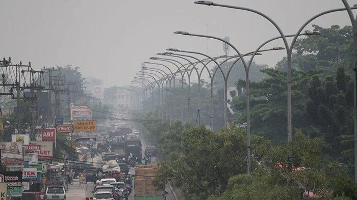 Waspada Polusi! Kualitas Udara Pagi Ini Masih Tidak Sehat, AQI Pekanbaru Tembus 185