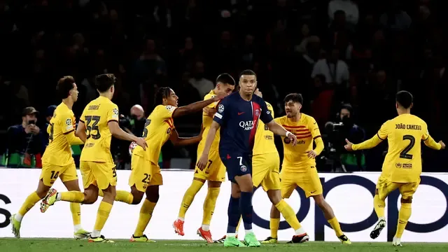 Xavi Espart Cetak Gol Perdana di Liga Champions, Barcelona Tetap Takluk 2-4 dari PSG